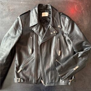 Sandro Paris 100% Full Grain Leather Jacket